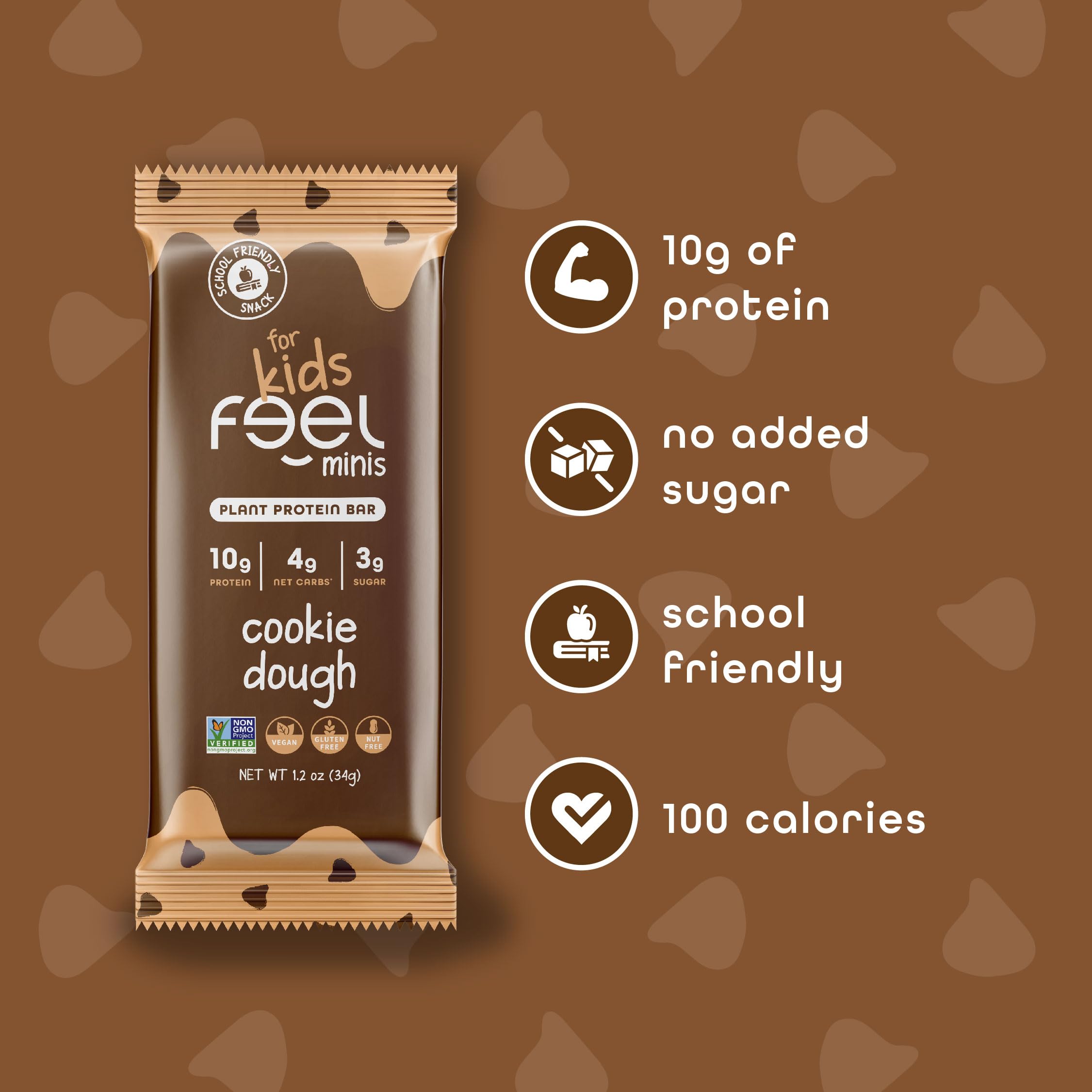 FEEL Kids Protein Bars Minis fiber-rich bars for digestion-friendly munching
