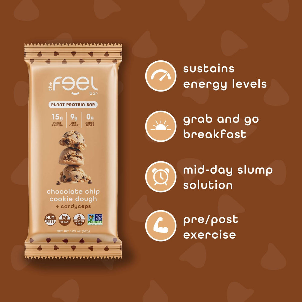 FEEL Vegan Bar dairy-free gluten-free labeling for allergen-friendly snacking