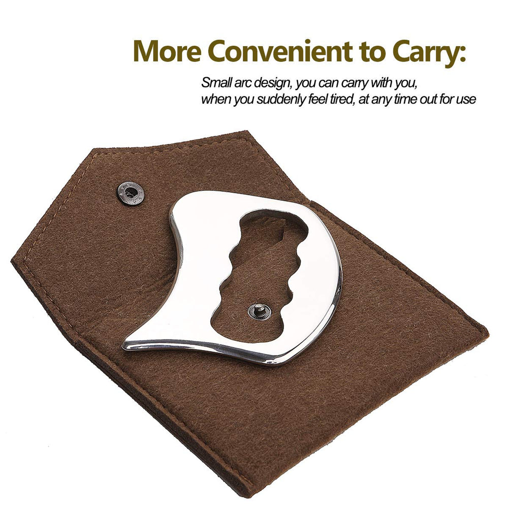 FeelFree Sport gua sha en cuello, masaje focal sin esfuerzo.