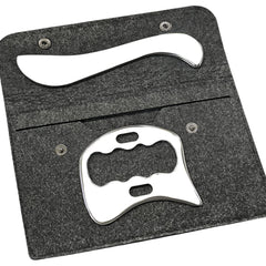 FeelFree stainless steel gua sha for back massage and muscle mobilization