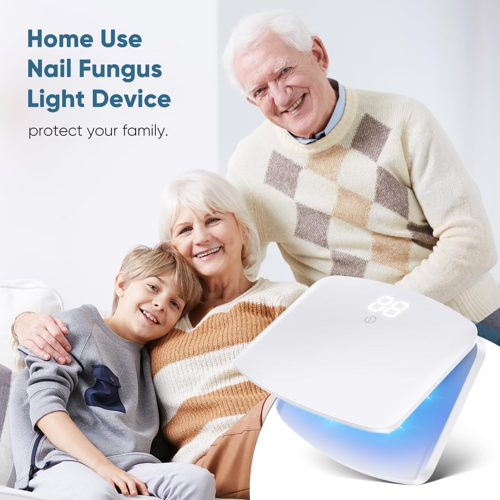 FEIGOMA nail fungus light device stored safely after use for next session