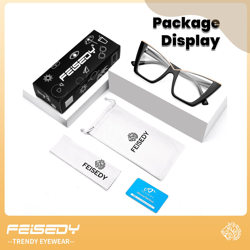FEISEDY fashion accessory that complements outfits while protecting eyes.