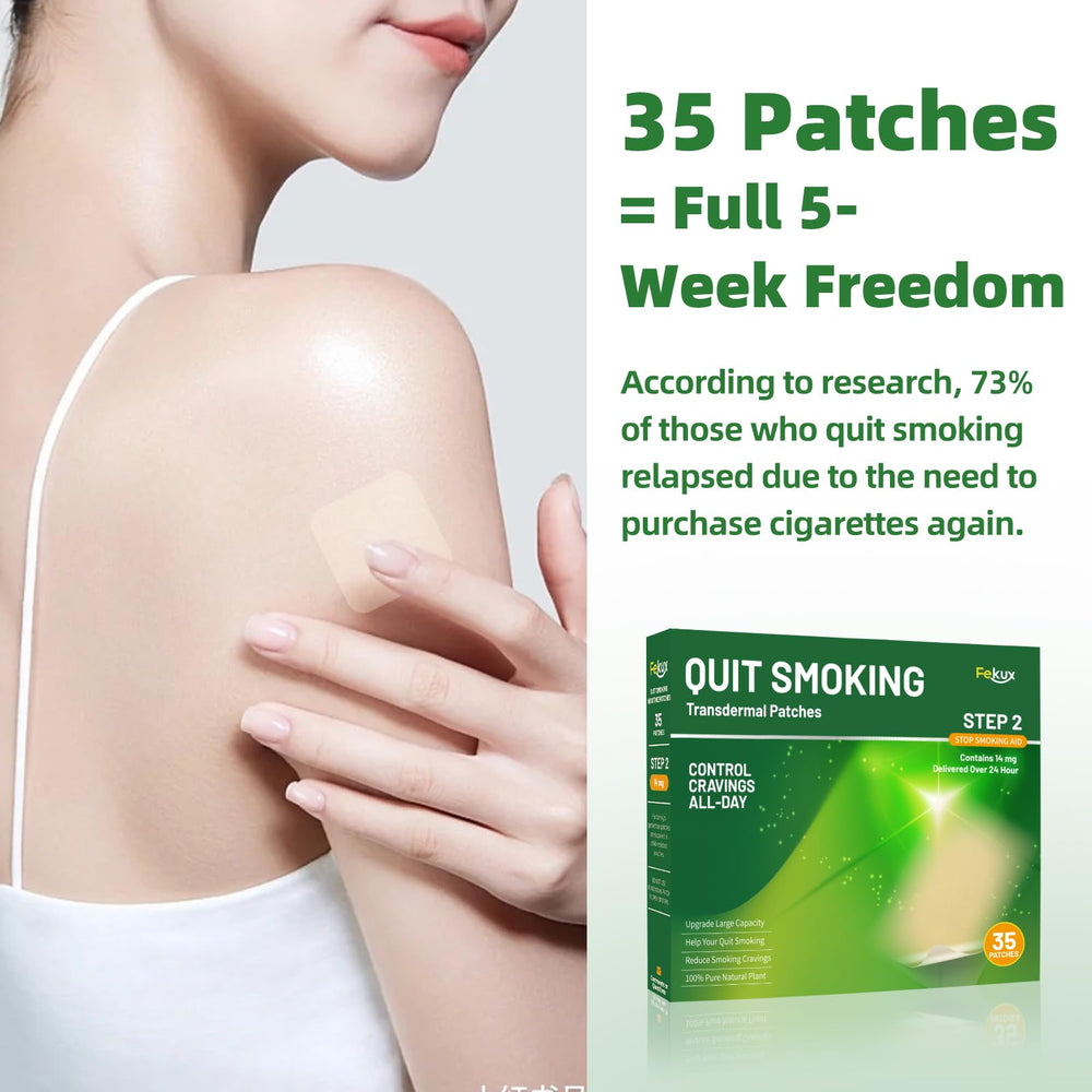 Fekux Quit Smoking Patches demonstrate 24-hour nicotine release for steady craving control