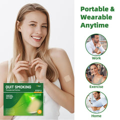 Fekux Patch applied to skin for easy, unobtrusive craving support