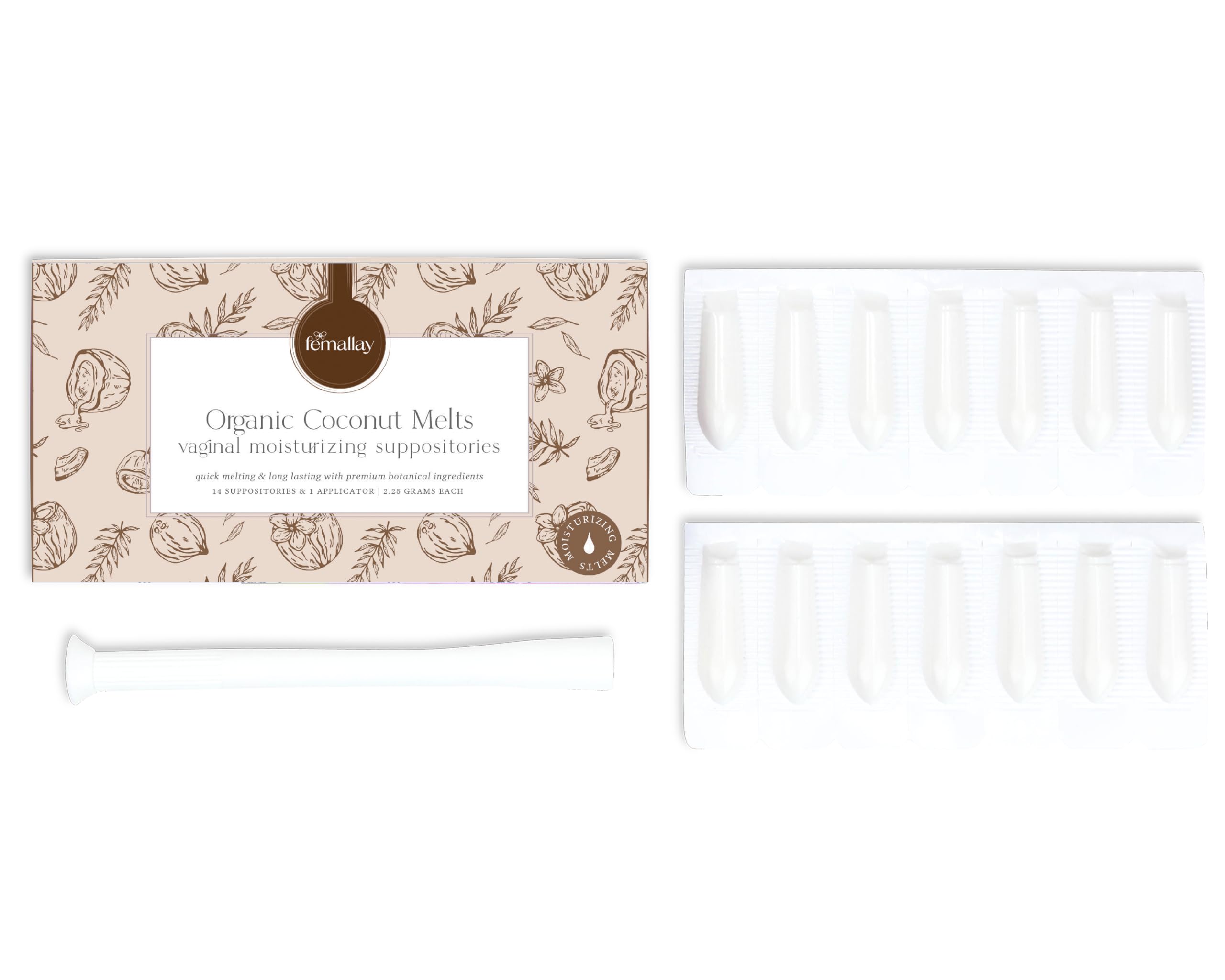 Femallay reusable applicator pictured for clean, mess-free application anytime.