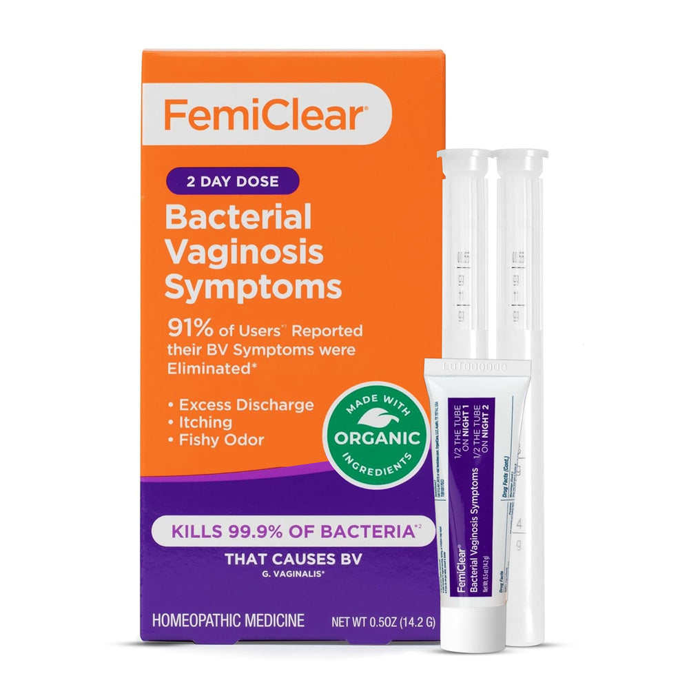 FemiClear BV Symptoms ointment tube for overnight symptom relief
