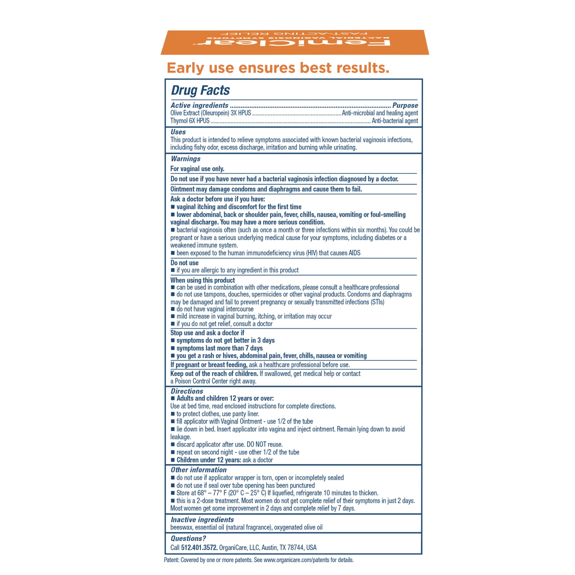 User-friendly routine with FemiClear BV Symptoms and potential symptom support