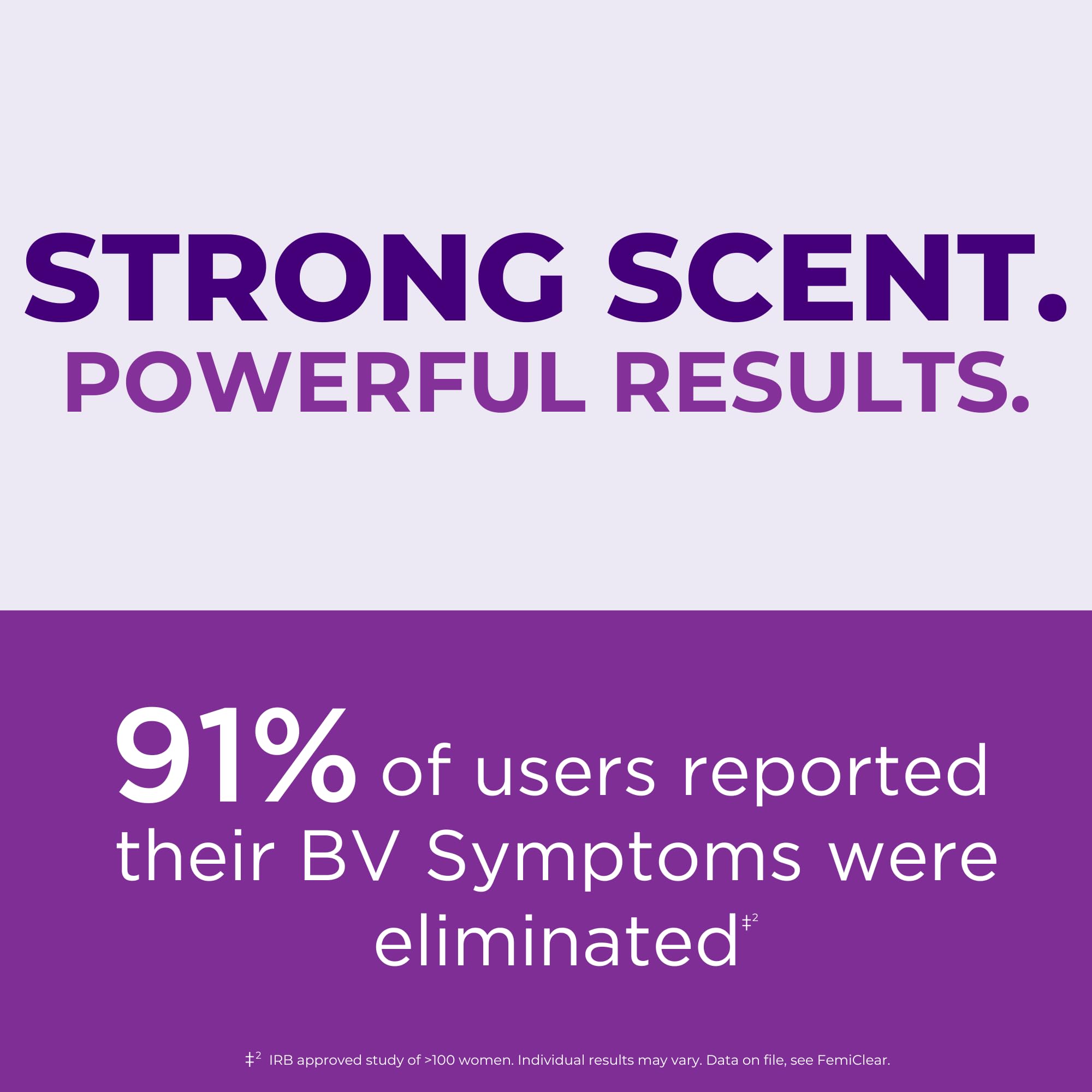Lab-inspired setting highlighting science-backed formulation for BV symptoms