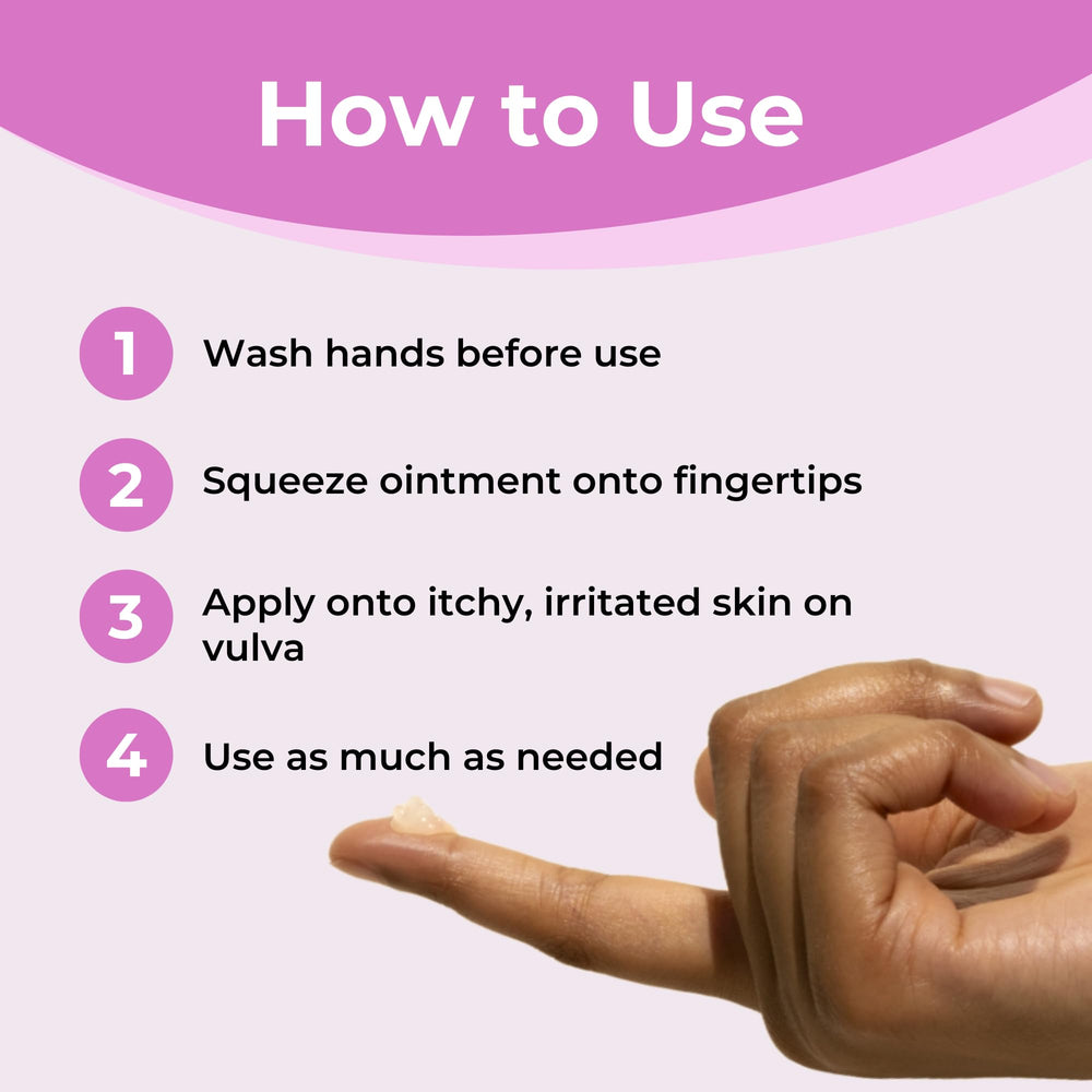No artificial chemicals; steroid-free formula for sensitive external areas.