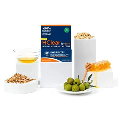 FemiClear HClear for him ointment texture close-up, premium care.