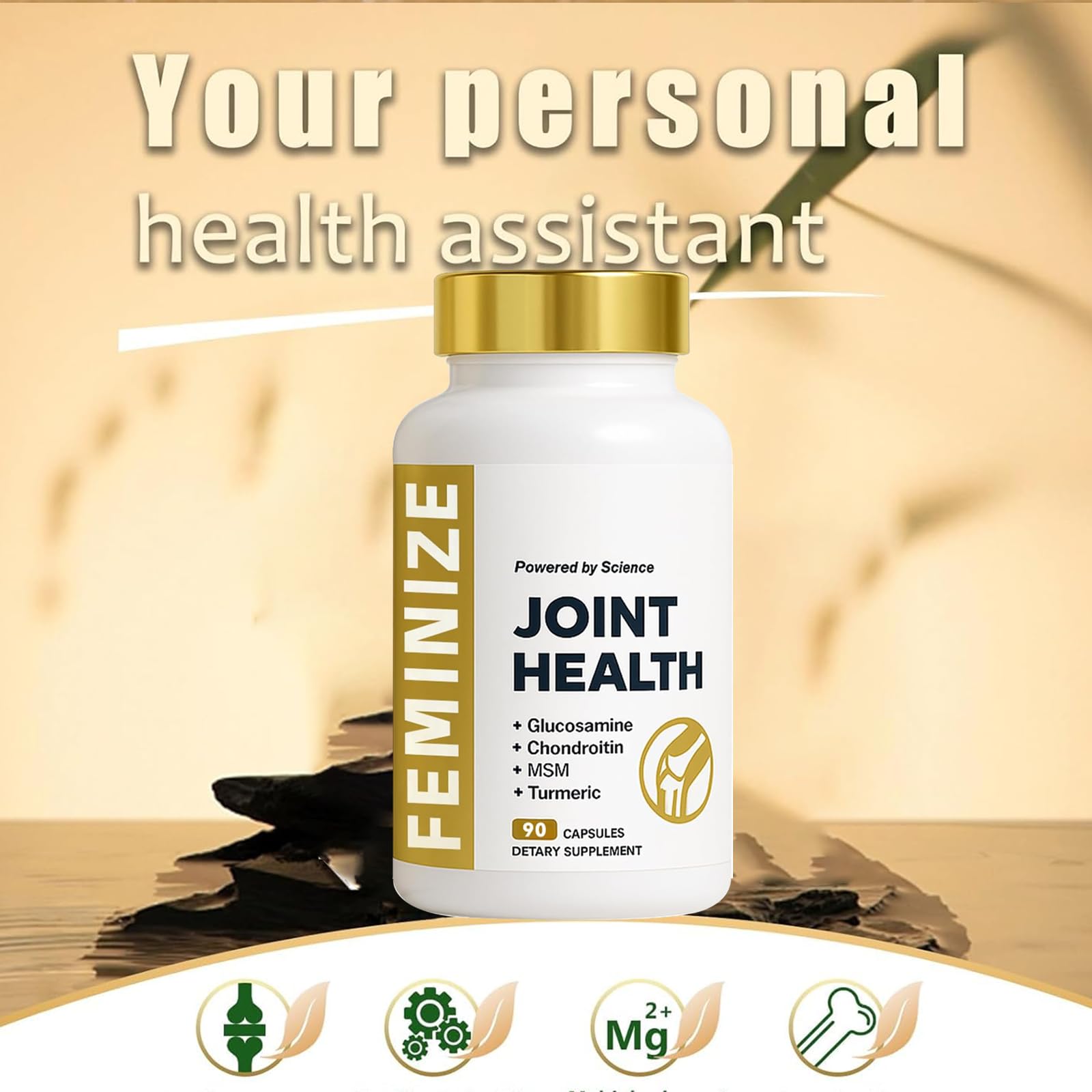 Feminize Active adults using capsules in lifestyle scene, promoting everyday movement.