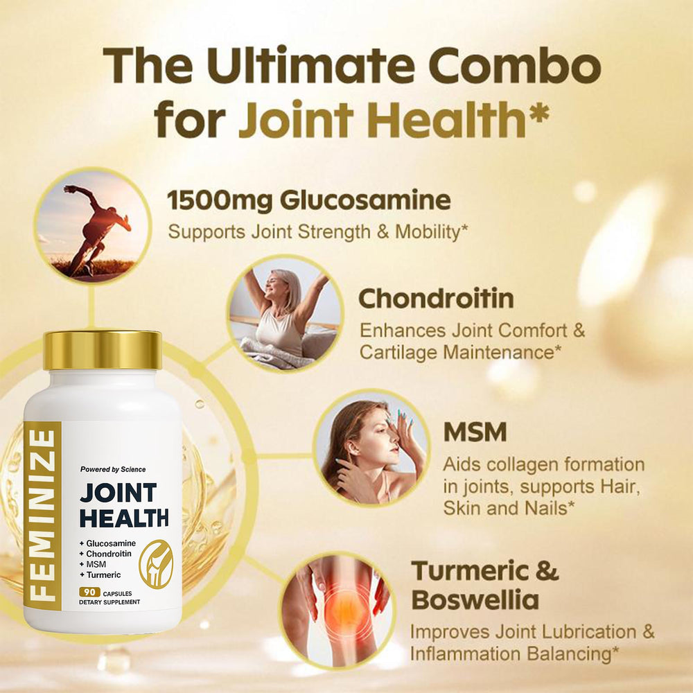 Feminize Turmeric Root Extract bottle area, emphasizing antioxidant supplementation.