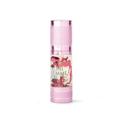 Femme Detox Yoni Oil drops applied for soothing and moisturizing