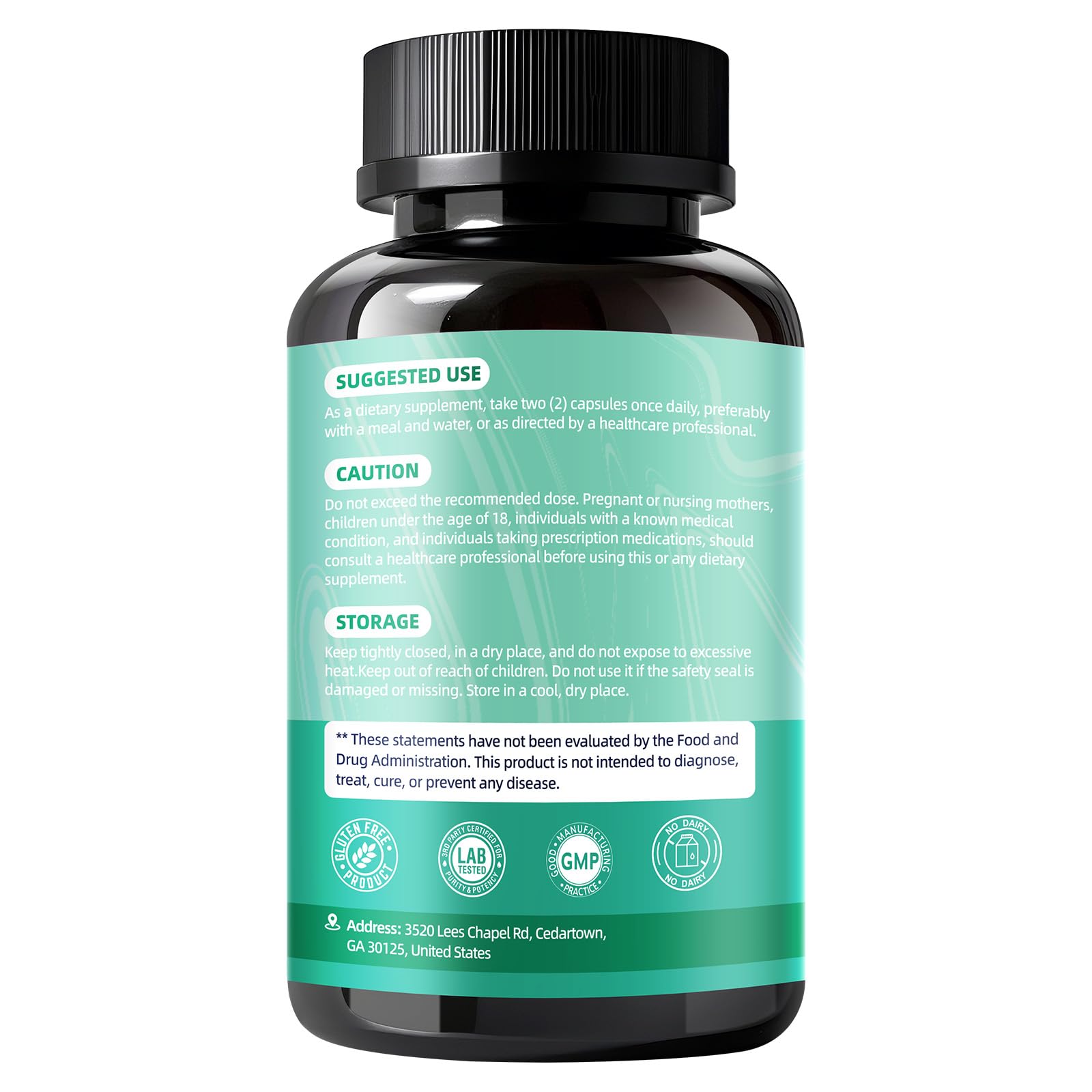 Femmetra 60-day supply graphic; extended regimen with two capsules daily.