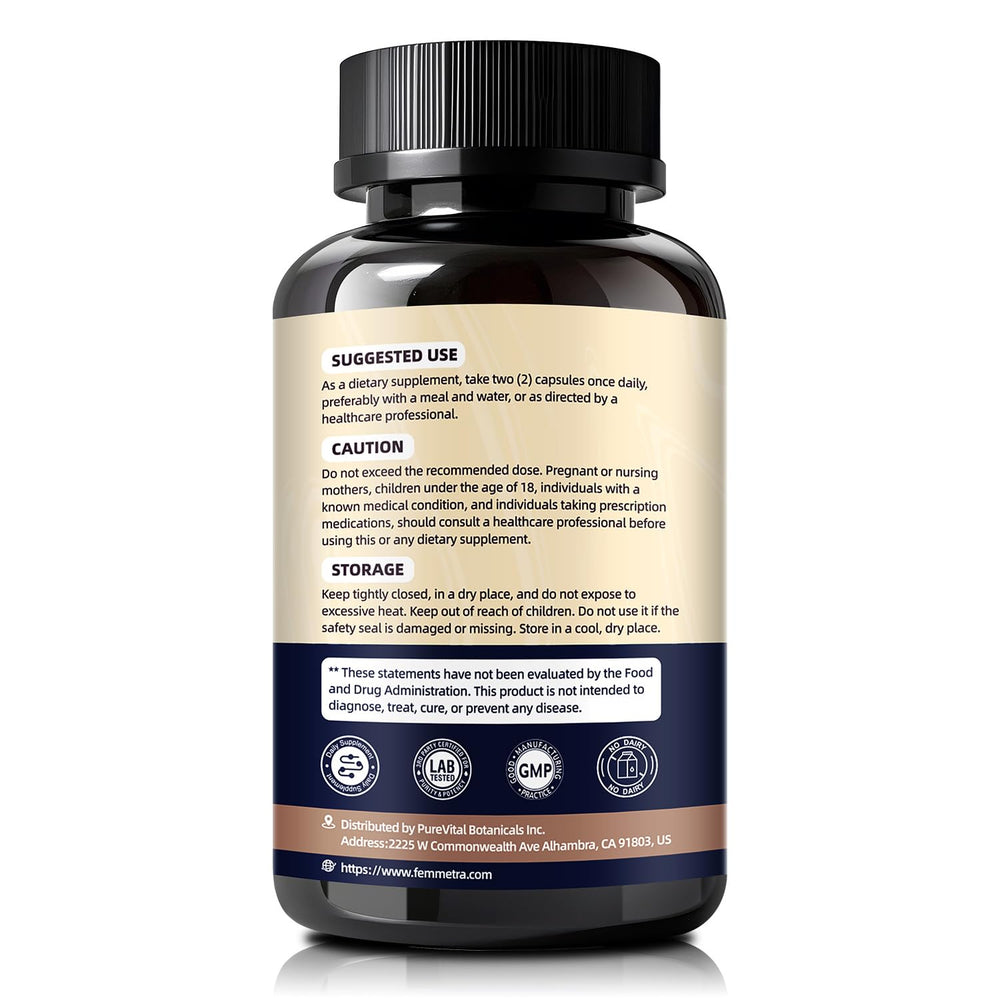 Femmetra Beef Organ Complex heart segment shows bioactive peptides.