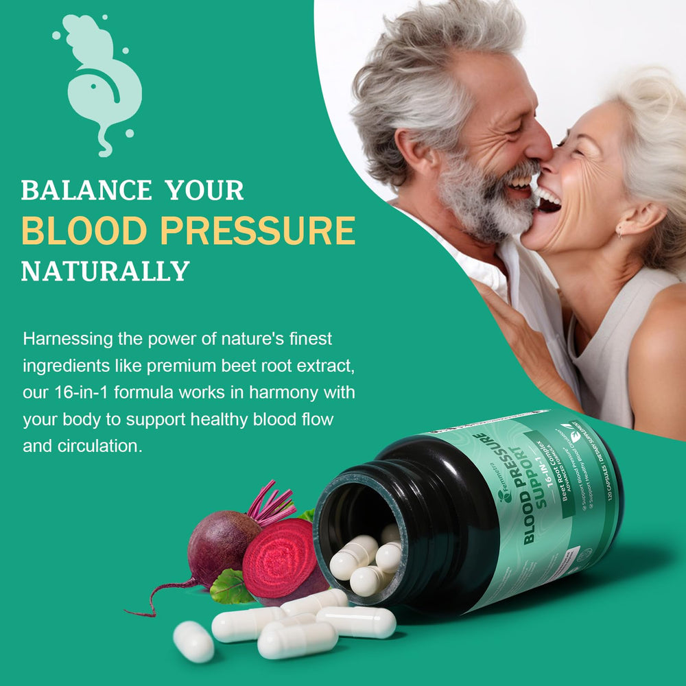 Femmetra hawthorn olive hibiscus blend bottle; natural cardiovascular support.
