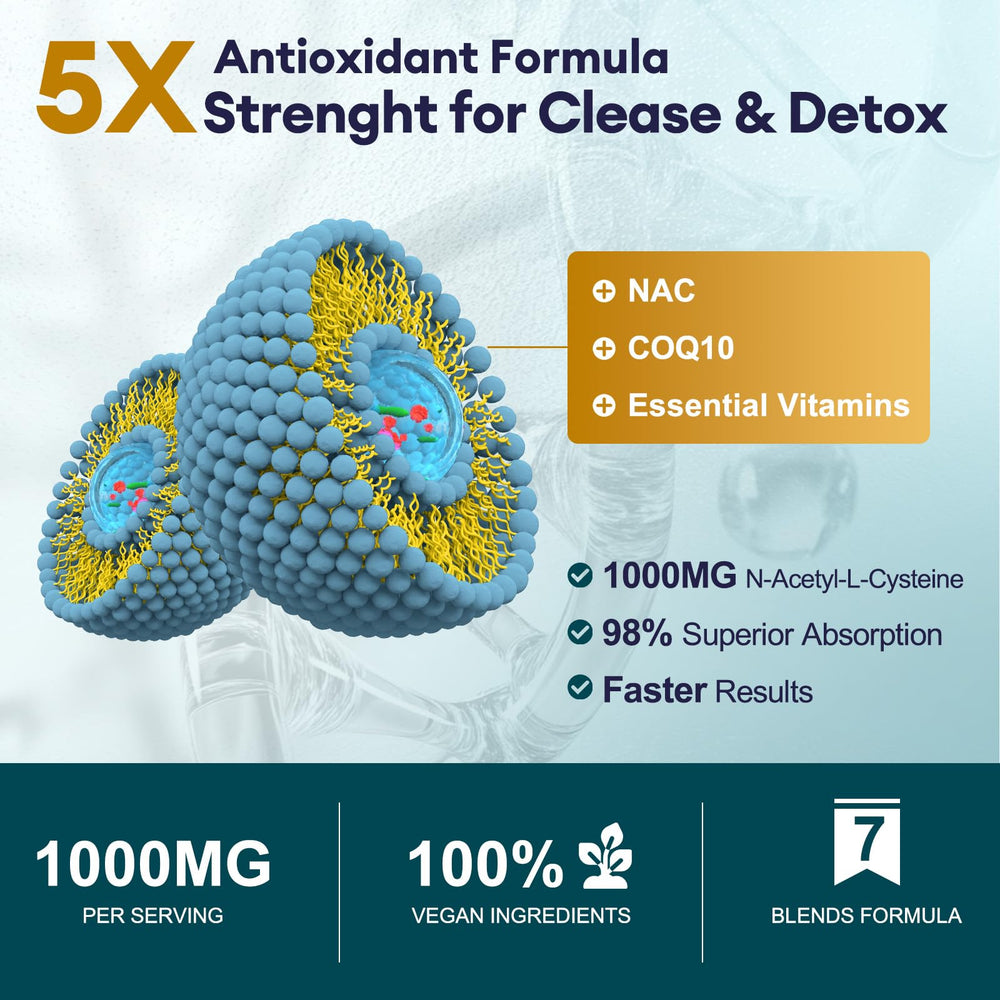 Femmetra NAC ingredient list display suggesting liver and kidney support