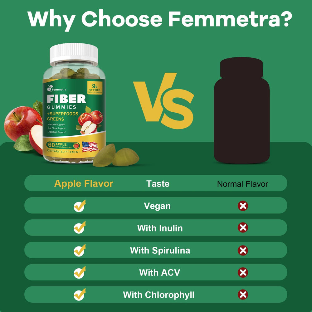 Femmetra non-GMO label close-up communicates purity and safety.