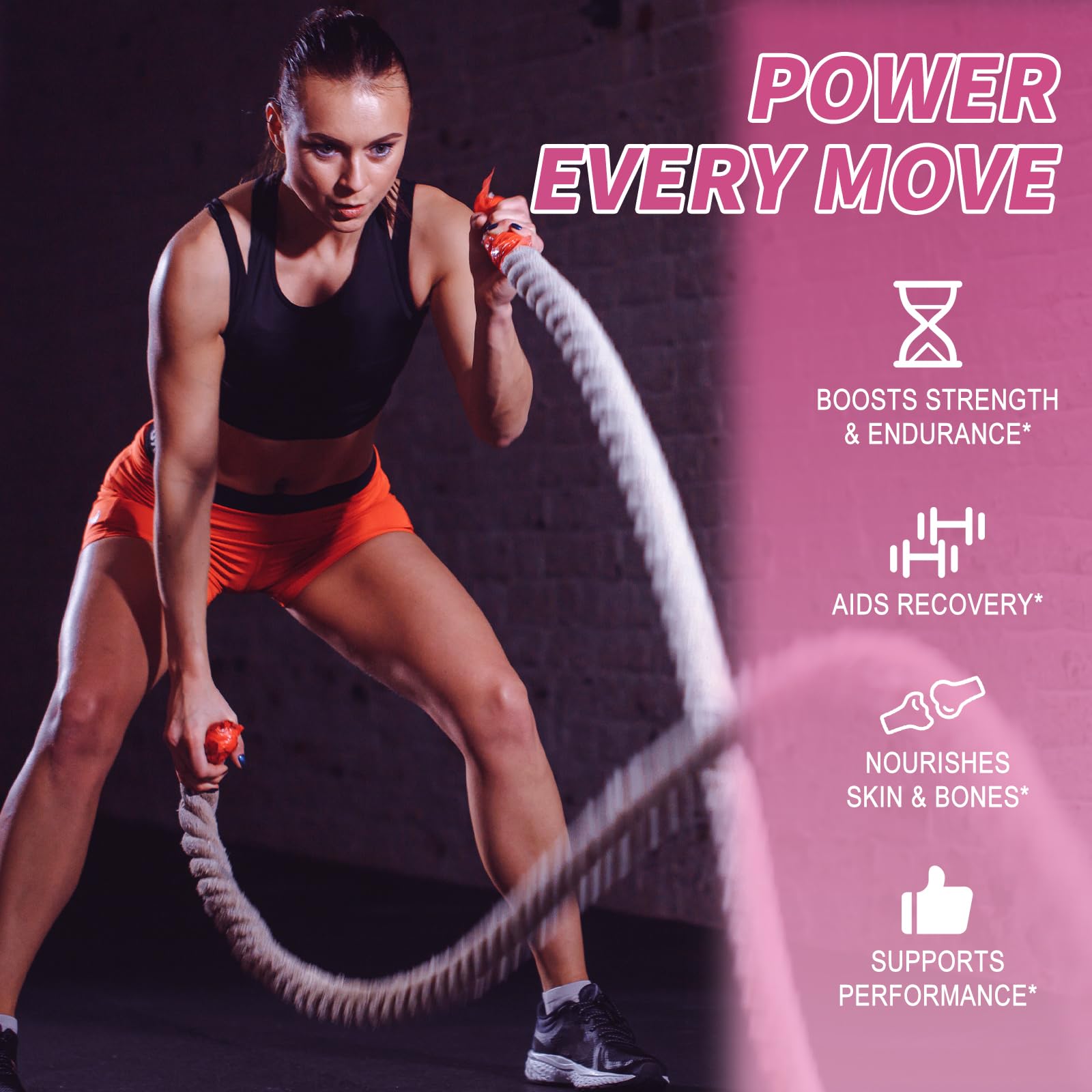 Femmetra powder being stirred in a glass emphasizes flavor and mixability