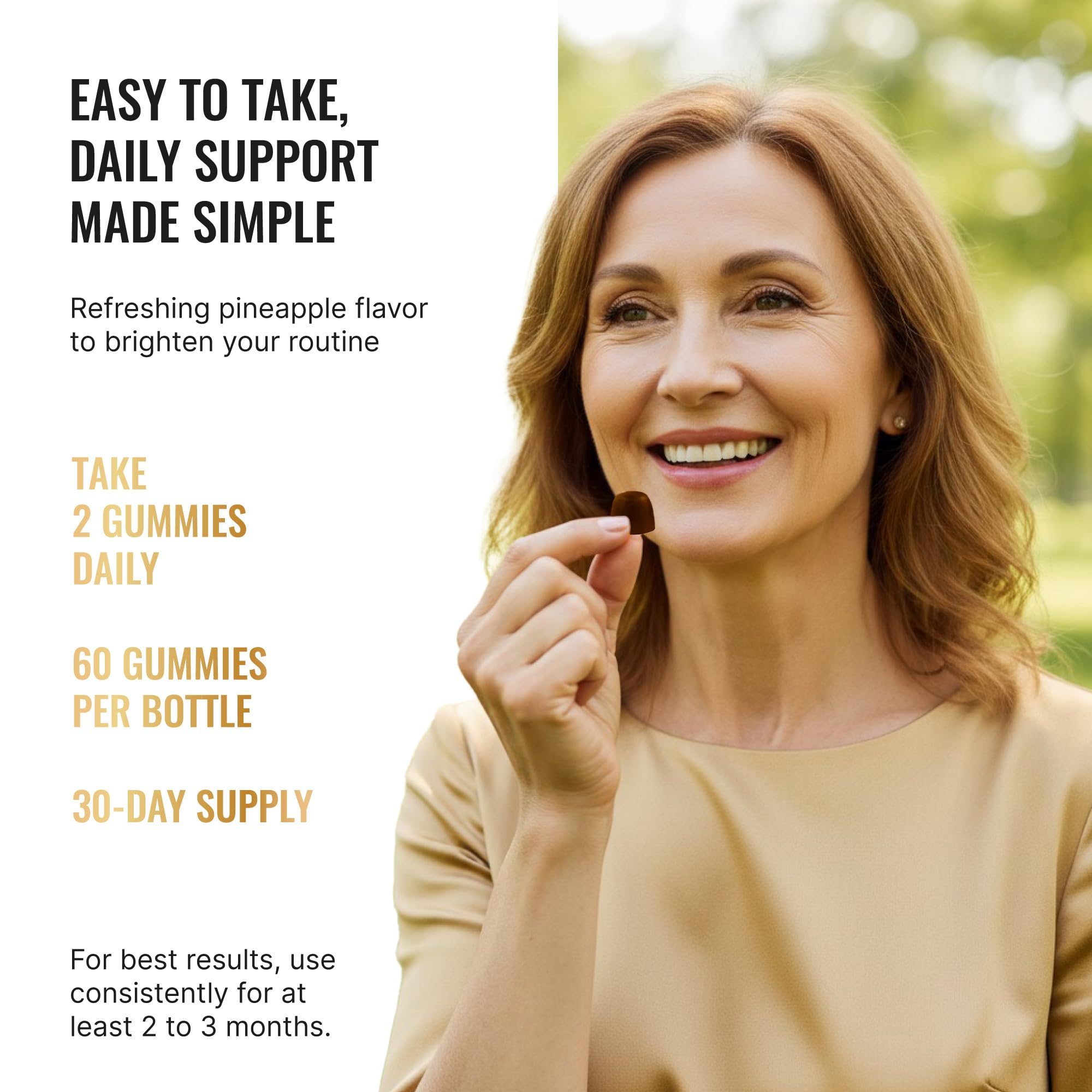 Illustration highlights the botanical blend supporting perimenopause comfort