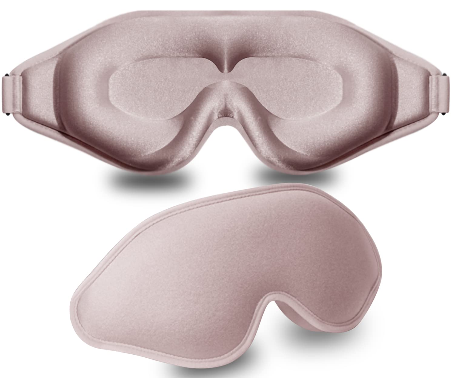 Mascarilla FengXinZi de dormir 3D contorno frontal para oscuridad total.