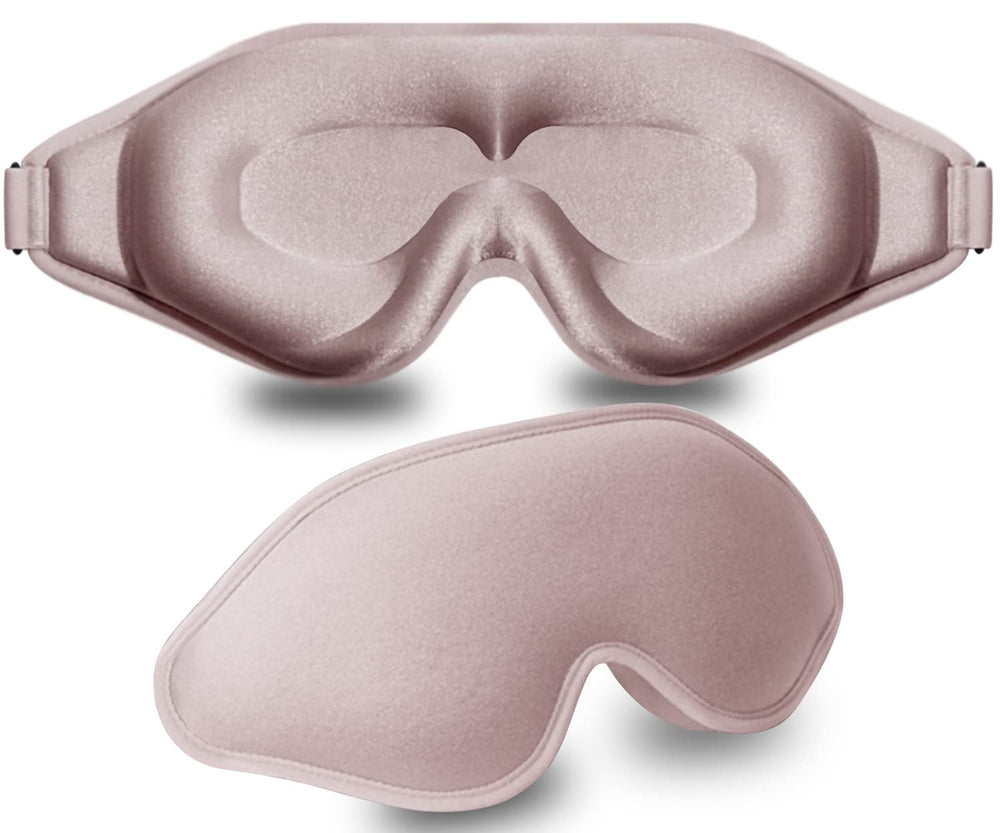 Mascarilla FengXinZi de dormir 3D contorno frontal para oscuridad total.
