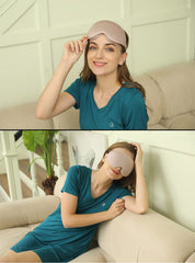 Mascarilla FengXinZi con diseño ergonómico para la nariz, bloqueo de luz estable.