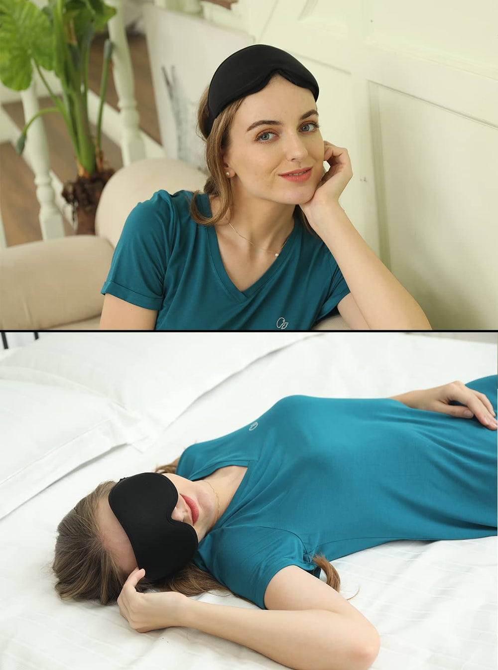 FengXinZi Sleep Mask featuring memory foam and breathable fabric for cool comfort.