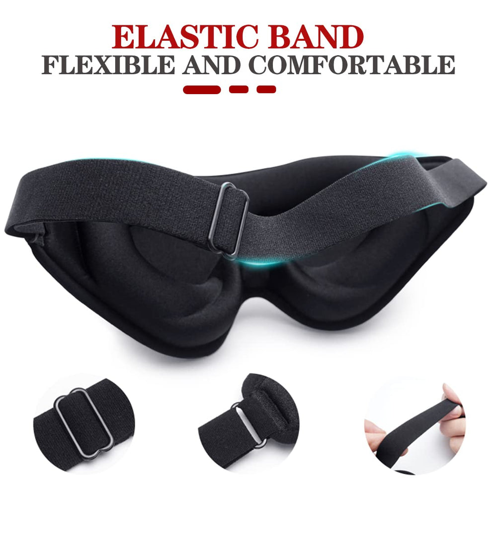 FengXinZi Sleep Mask nose-area design prevents light leakage into darkness.