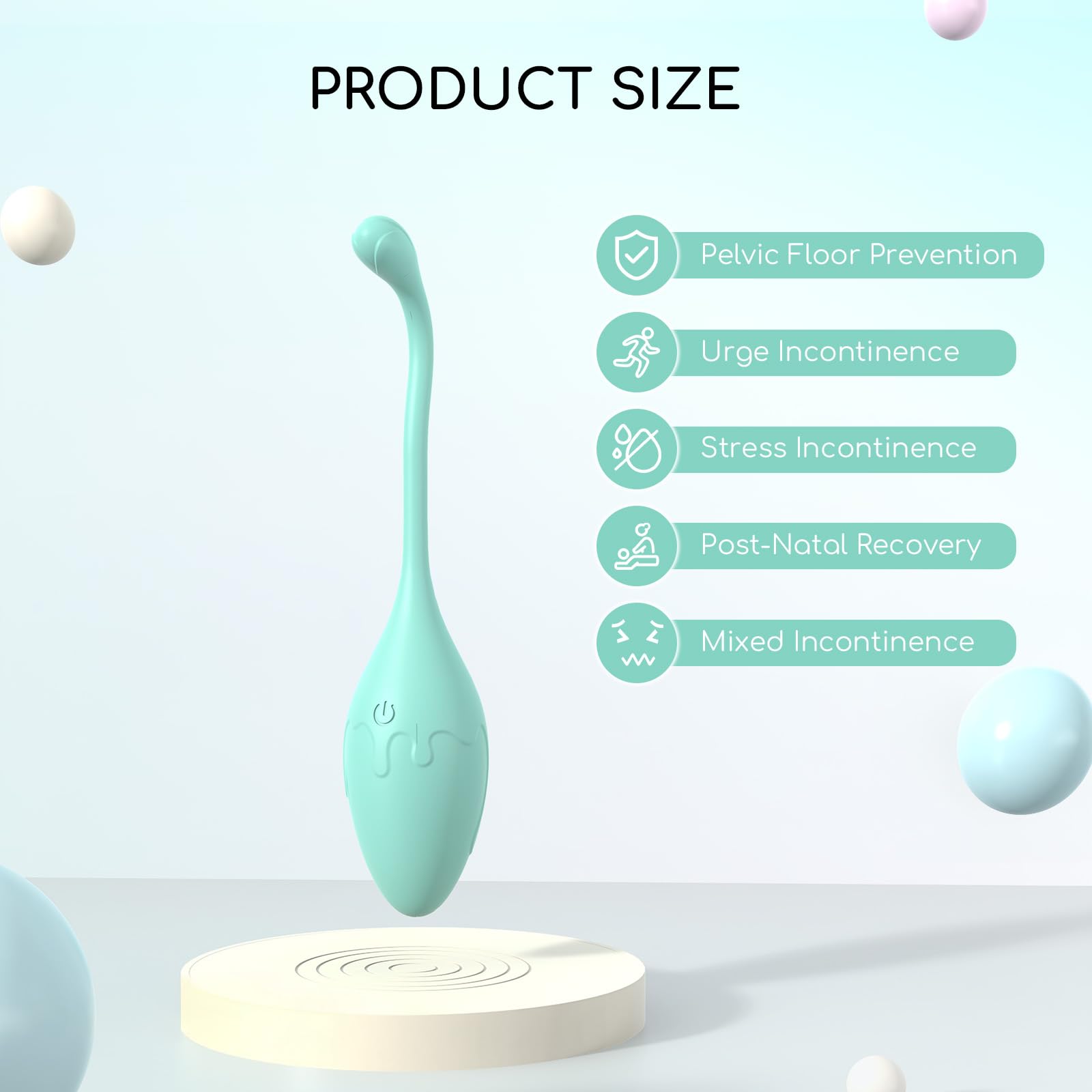 fenhua Kegel Trainer app with Bluetooth connection, providing precise feedback.