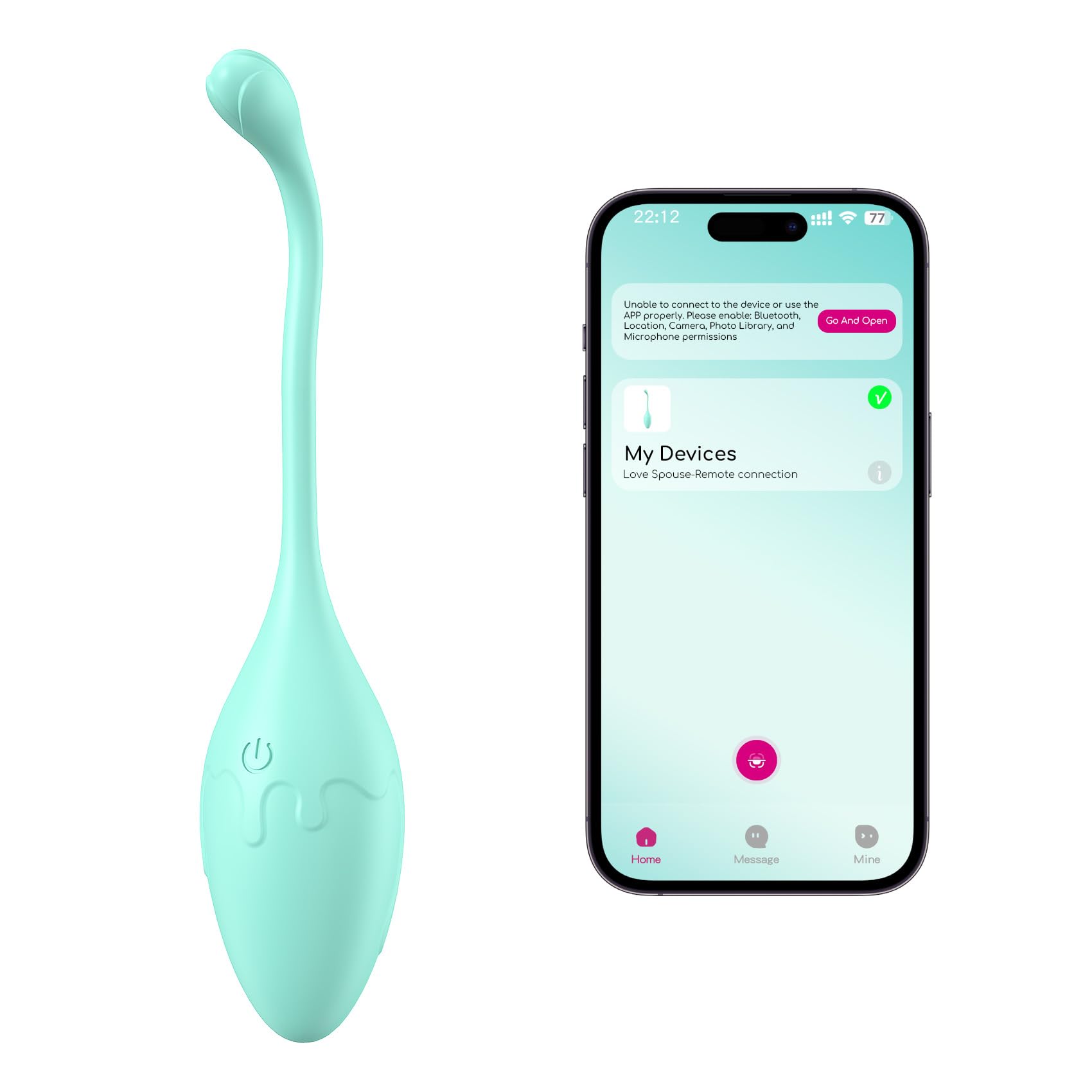fenhua Kegel Trainer device exterior, compact and discreet for daily pelvic workouts.