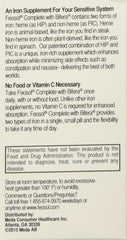 Feosol Complete USA-made production label highlights quality.