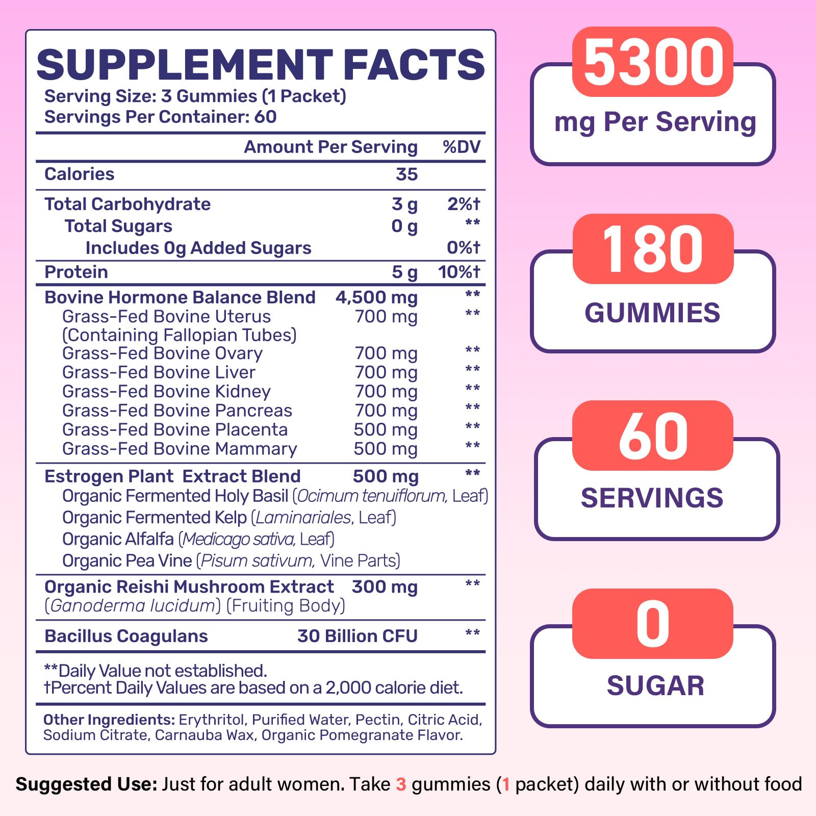 Fepoukak juicy pomegranate flavor gummies for daily wellness ritual.