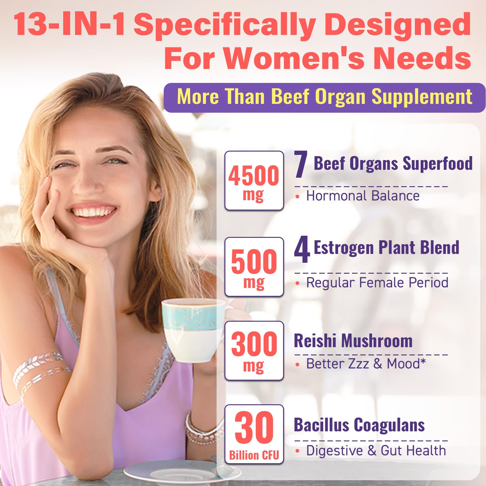 Fepoukak probiotic Bacillus Coagulans enhances gut and immune support.