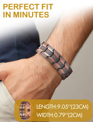 Feraco adjustable size tool image demonstrates easy resizing to fit any wrist.