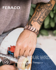 Feraco adjustable-size tool included to help resizing precisely