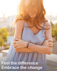 Feraco adjustable women’s bracelet with sizing tool for a precise, comfortable fit