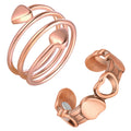 Feraco Copper Rings for Women – Magnetic & Adjustable, 2-Piece Set of 99.99% Pure Copper Jewelry