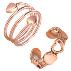 Anillo magnético Feraco para mujer, diseño elegante y duradero.