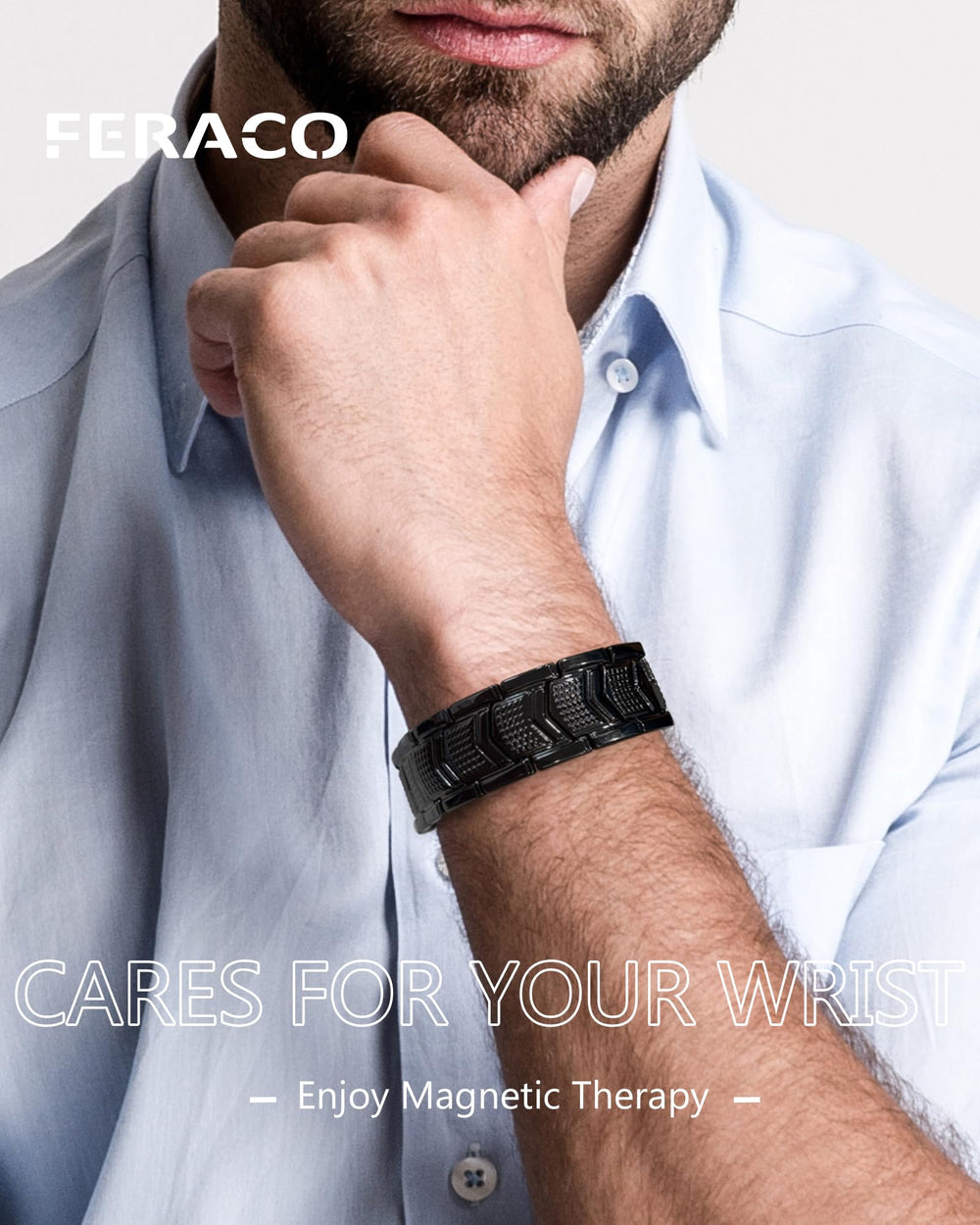 Feraco arrow-design bracelet emphasizing direction and personal style.