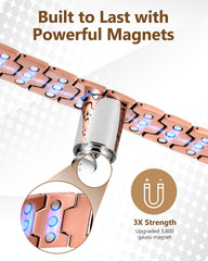 Feraco copper bracelet with adjustment tool for easy sizing