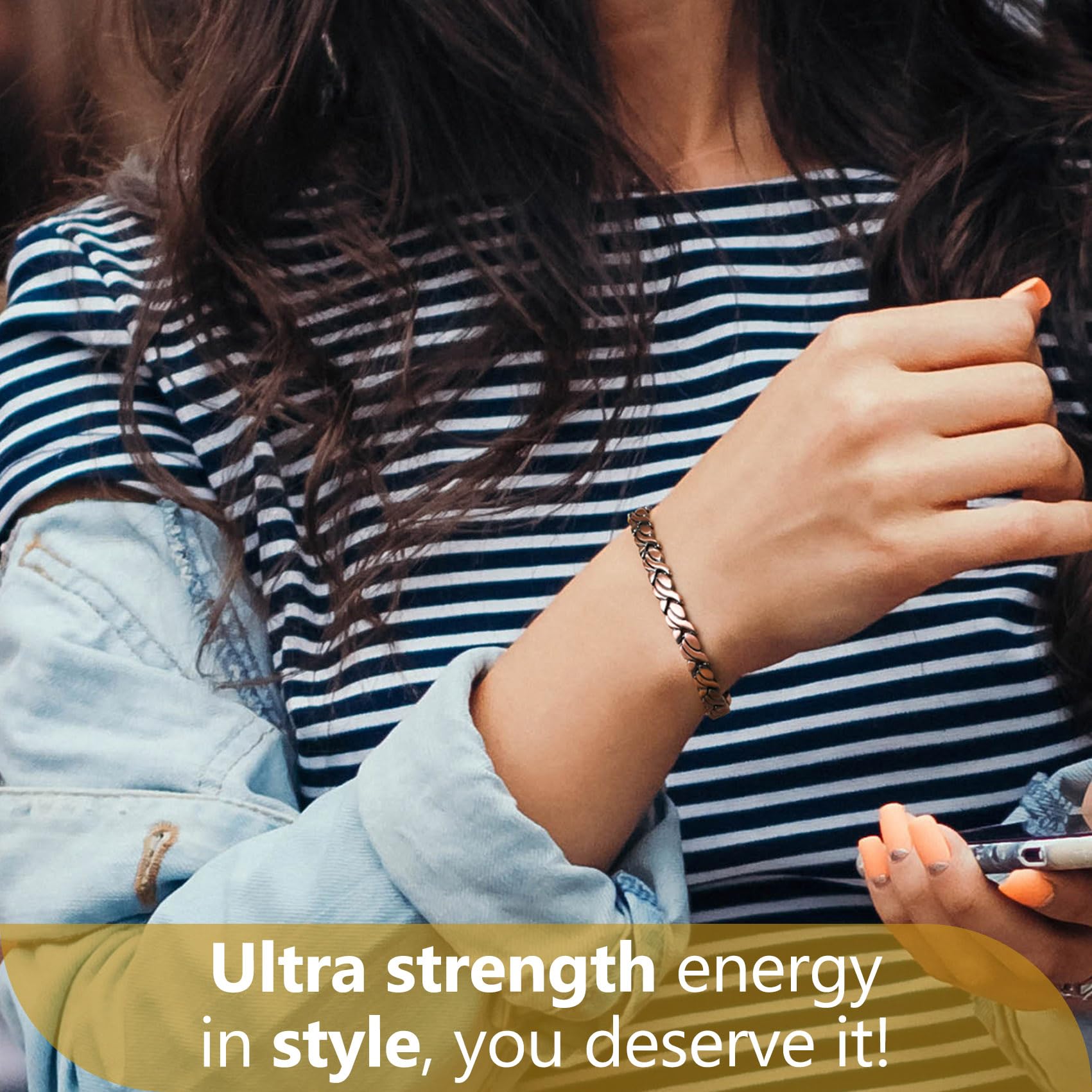 Feraco Copper Bracelet gift box image suggests premium, ready-to-gift presentation.