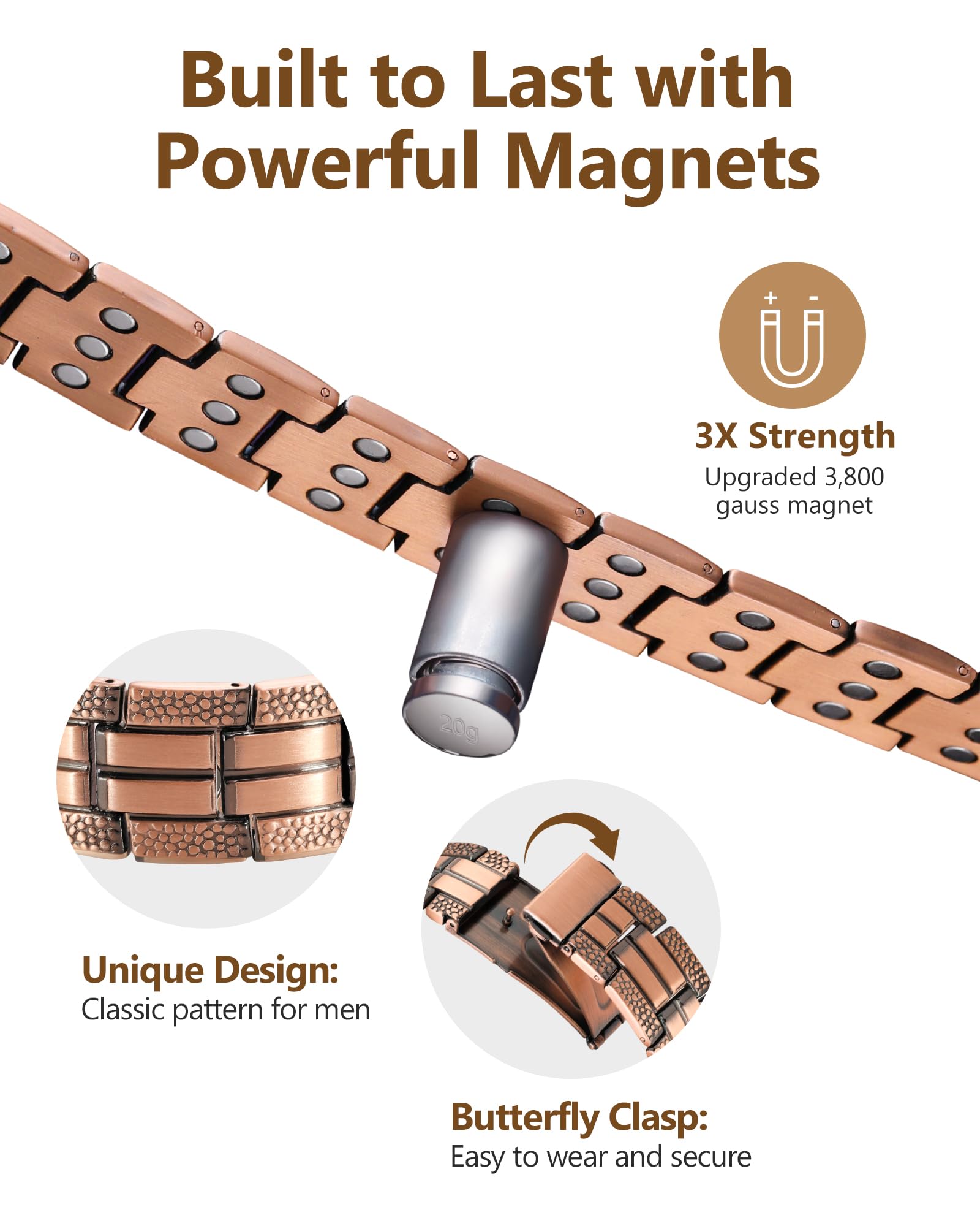 Feraco copper bracelet gift-ready packaging ideal for gifting.