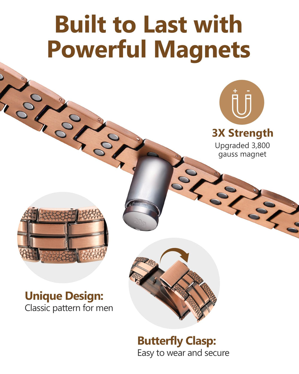 Feraco copper bracelet gift-ready packaging ideal for gifting.