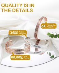 Feraco copper bracelet in an elegant gift box.