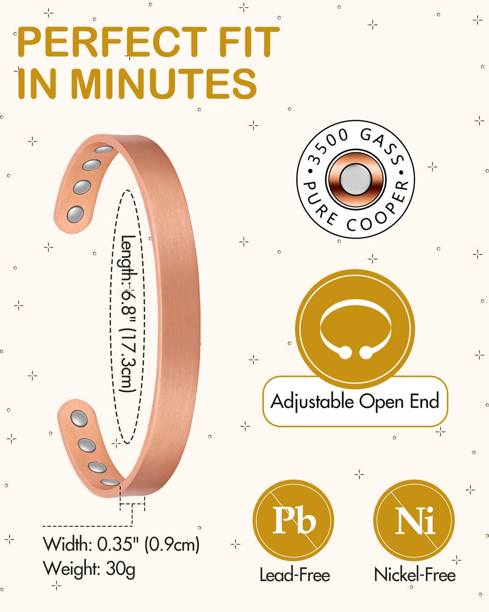 Feraco bracelet on a woman's wrist for everyday style