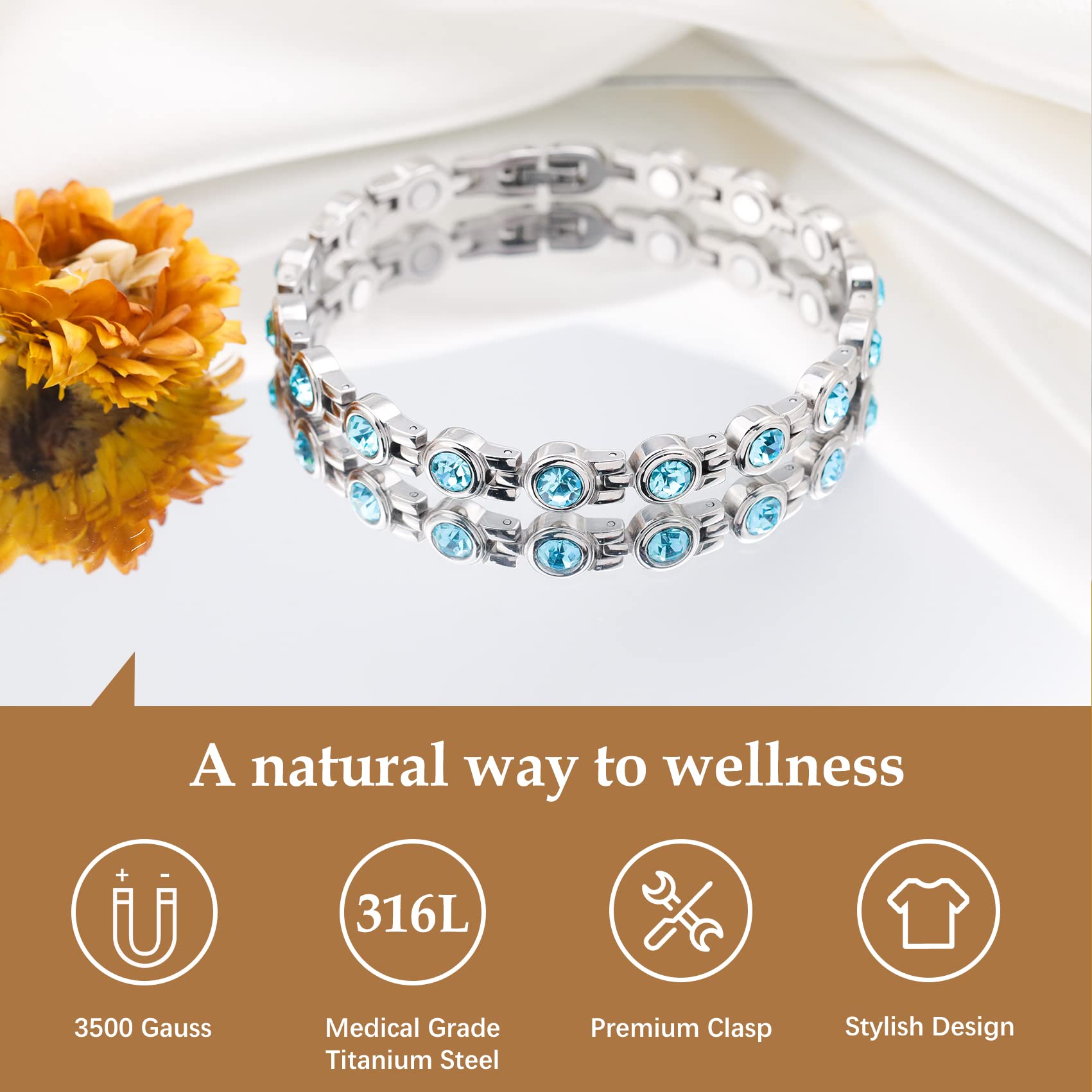 Feraco Cubic Zirconia details sparkle like diamonds
