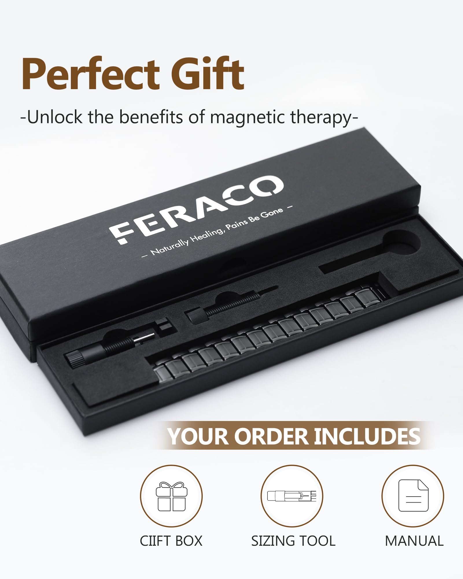 Feraco daily wear accessory pairs with rings and outfits.