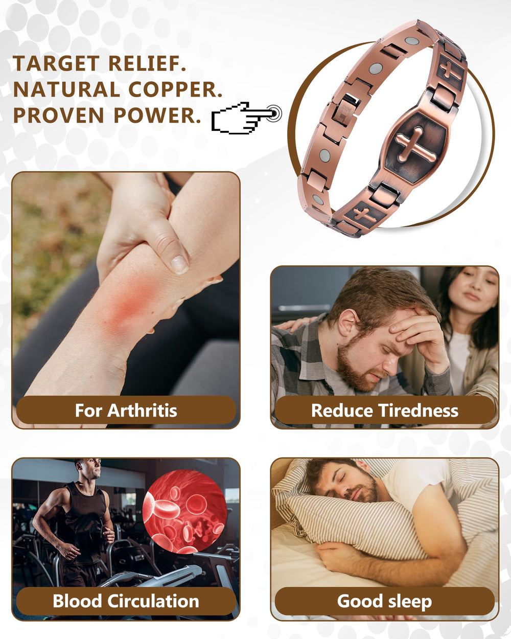 Feraco therapy bracelet worn daily for versatile wellness-inspired use.