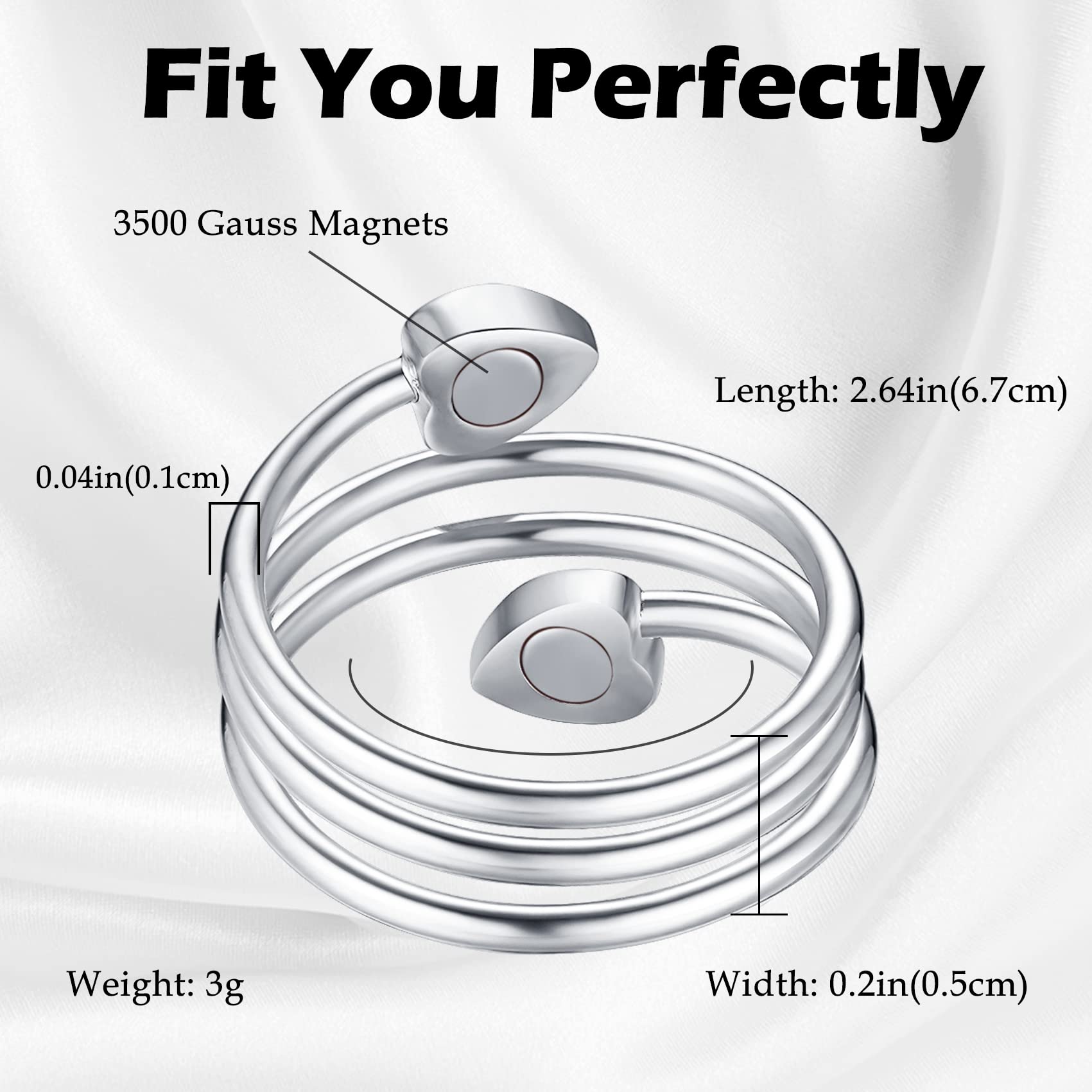 Feraco daily-wear copper ring ensemble is lightweight and comfortable